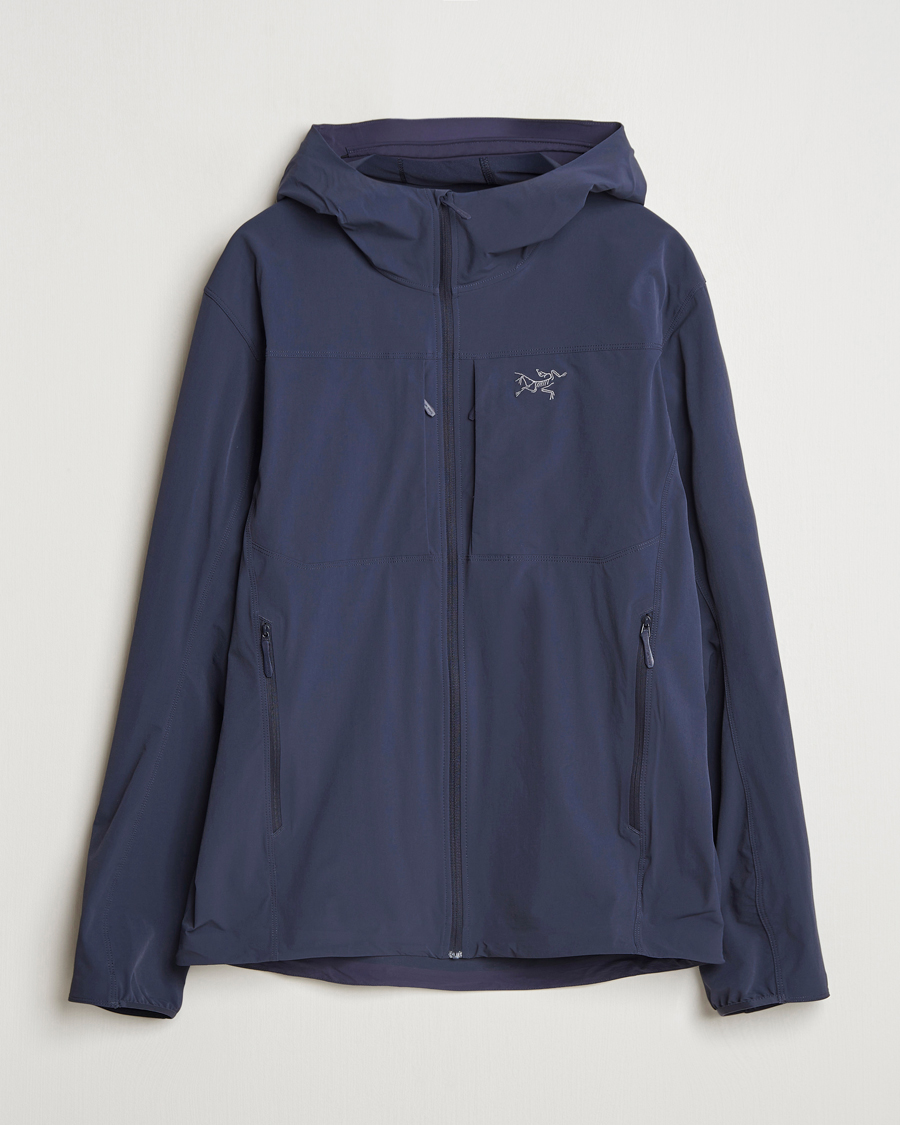 Homme | Manteaux Et Vestes | Arc'teryx | Gamma Lightweight Softshell Hooded Jacket Black Sapphire