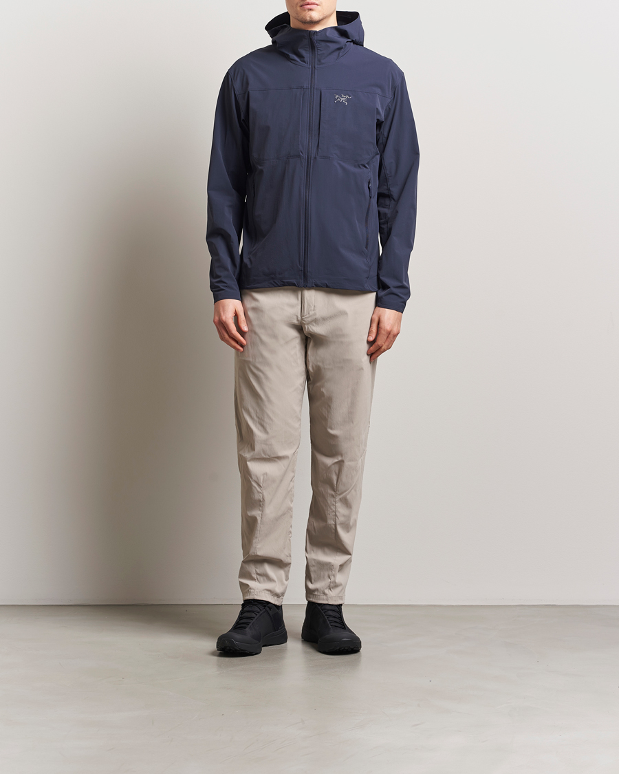 Homme | Manteaux Et Vestes | Arc'teryx | Gamma Lightweight Softshell Hooded Jacket Black Sapphire