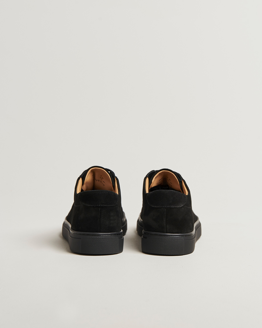 Homme | Baskets | Myrqvist | Oaxen Monochrome II Sneaker Black Suede