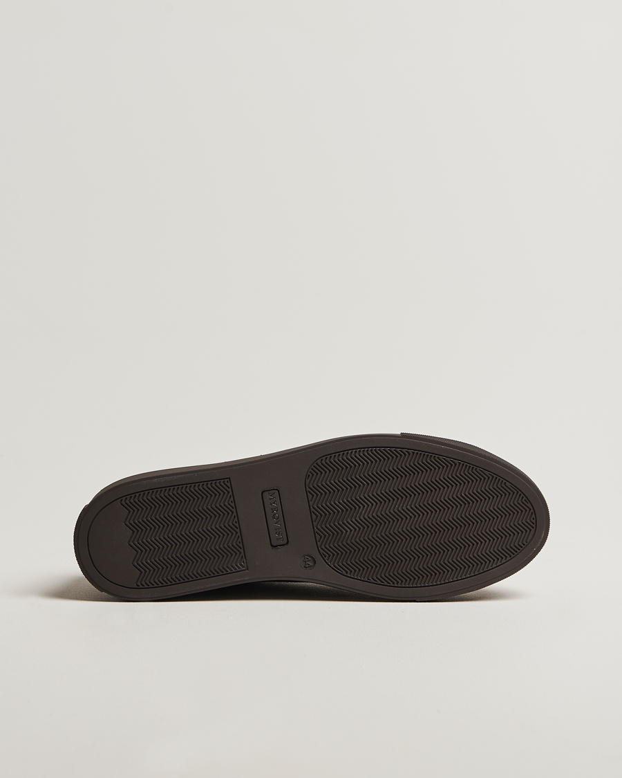 Homme | Baskets | Myrqvist | Oaxen Monochrome II Sneaker Dark Brown Suede