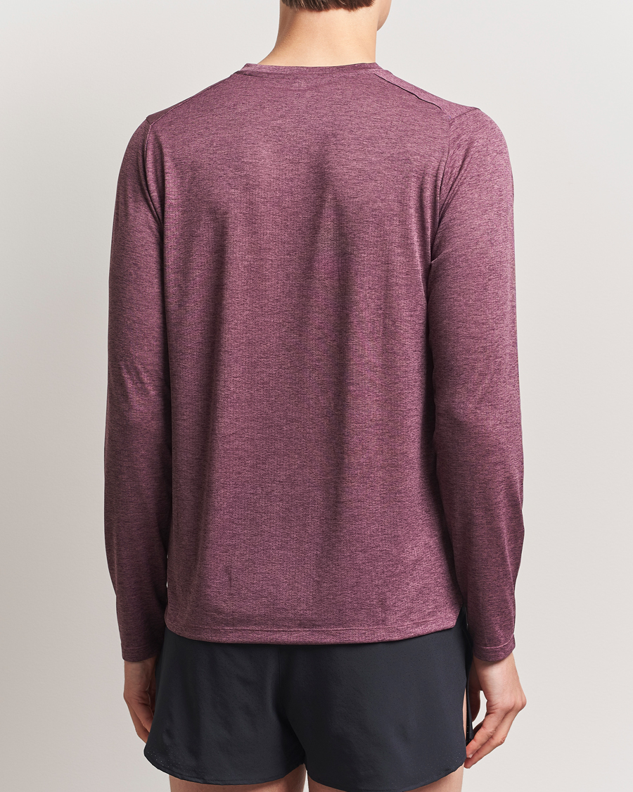 Homme | T-shirts | New Balance Running | Athletics Run Long Sleeve T-Shirt Faded Plum
