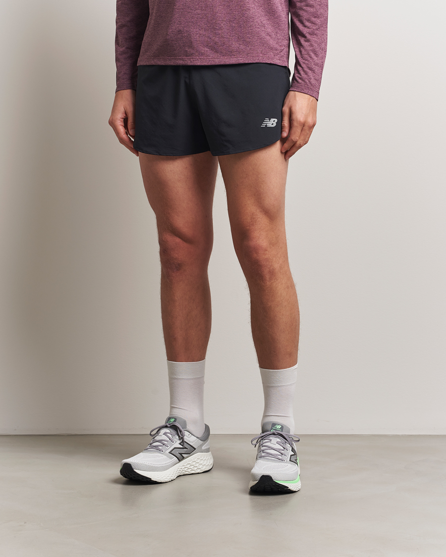 Homme | Shorts | New Balance Running | Split Shorts Black
