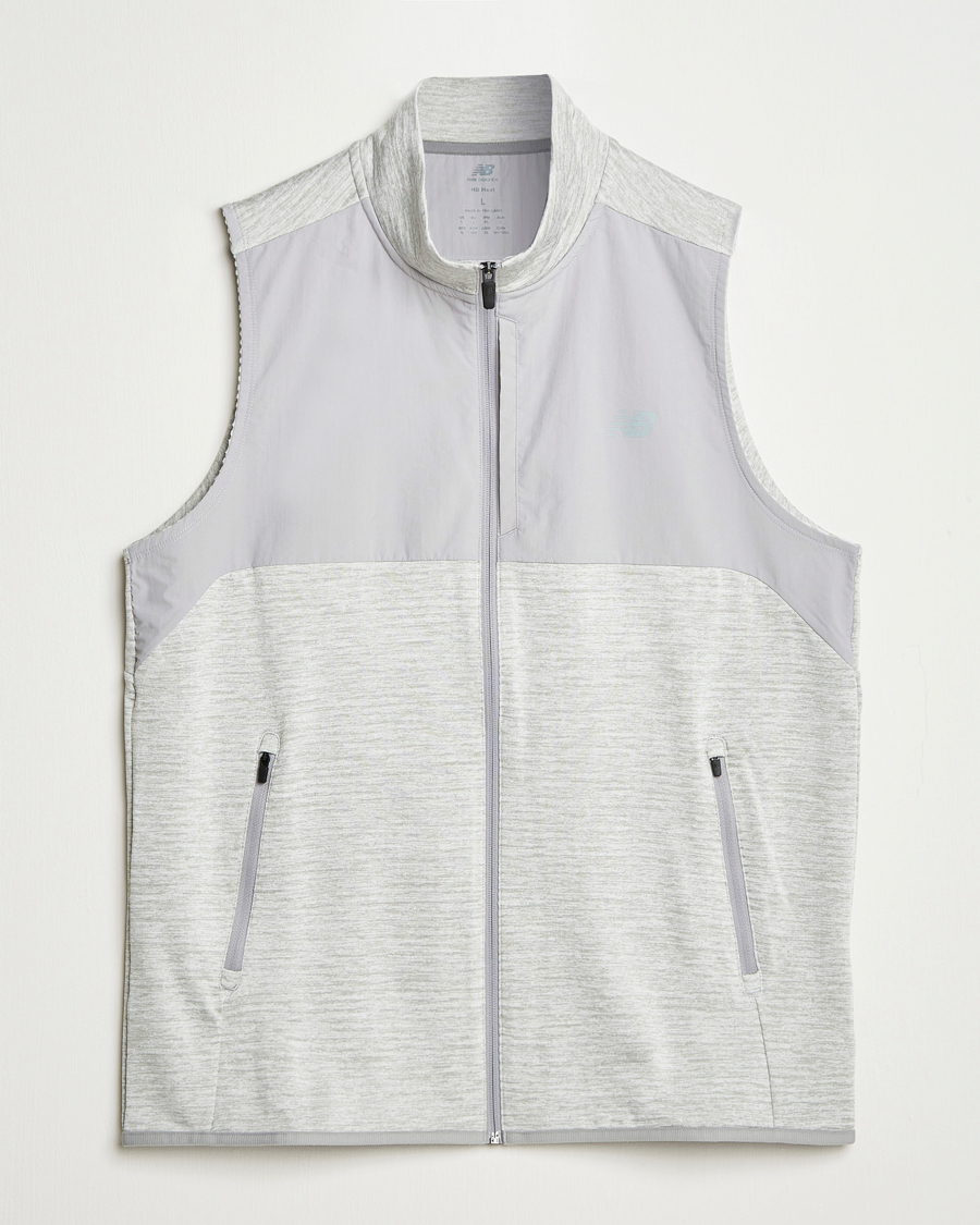 Homme | Manteaux Et Vestes | New Balance Running | New Balance Heat Grid Vest Grey