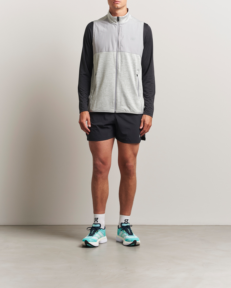 Homme | Manteaux Et Vestes | New Balance Running | New Balance Heat Grid Vest Grey