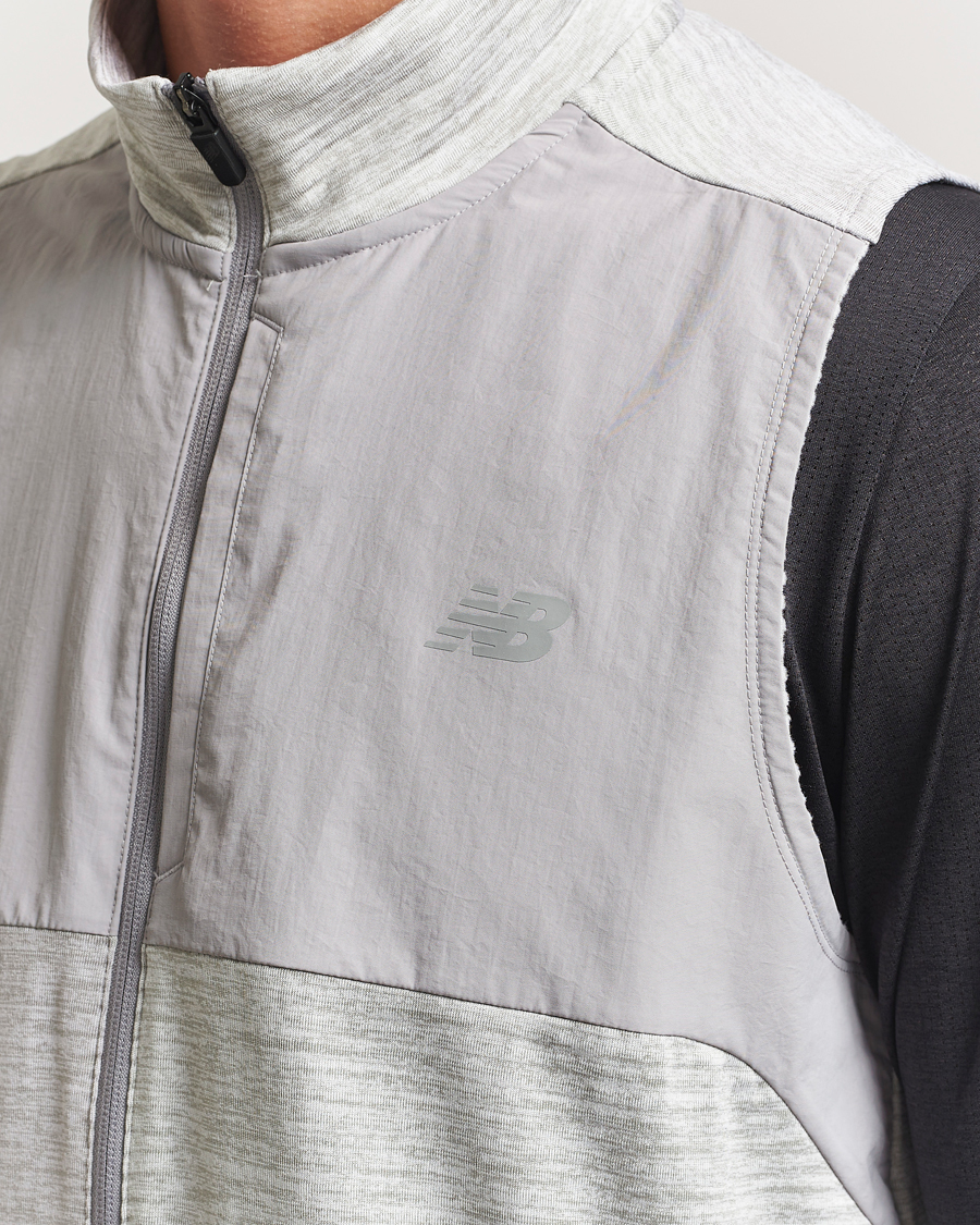 Homme | Manteaux Et Vestes | New Balance Running | New Balance Heat Grid Vest Grey