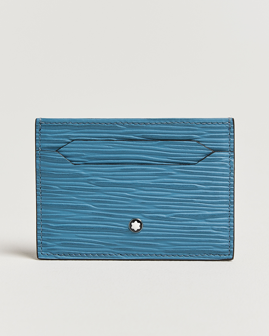 Homme | Montblanc 4810 Card Holder 5cc Smokey Blue | Montblanc | 4810 Card Holder 5cc Smokey Blue