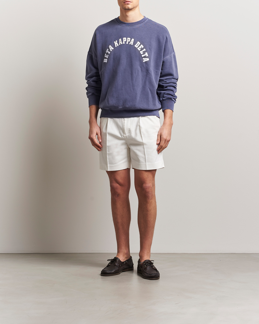 Homme | Shorts | GANT 240 Mulberry Street | Regular Fit Dressed Cotton Twill Shorts Eggshell