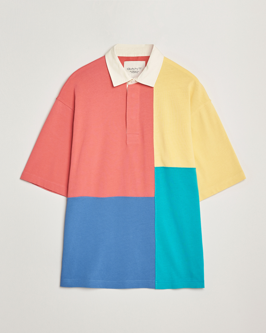 Homme | Polos | GANT 240 Mulberry Street | Colorblocked Heavy Rugger Polo Multi