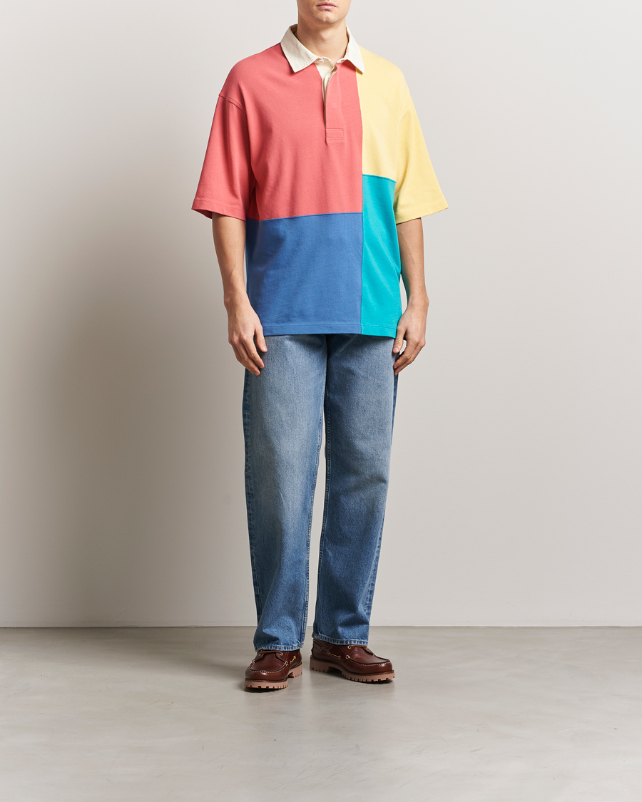 Homme | Polos | GANT 240 Mulberry Street | Colorblocked Heavy Rugger Polo Multi