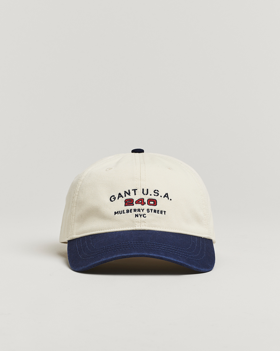 Homme | GANT 240 Mulberry Street USA 240 Cap Cream | GANT 240 Mulberry Street | USA 240 Cap Cream