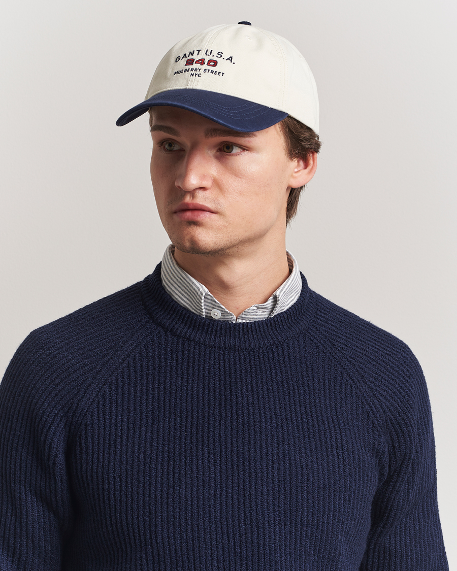 Homme | GANT 240 Mulberry Street USA 240 Cap Cream | GANT 240 Mulberry Street | USA 240 Cap Cream