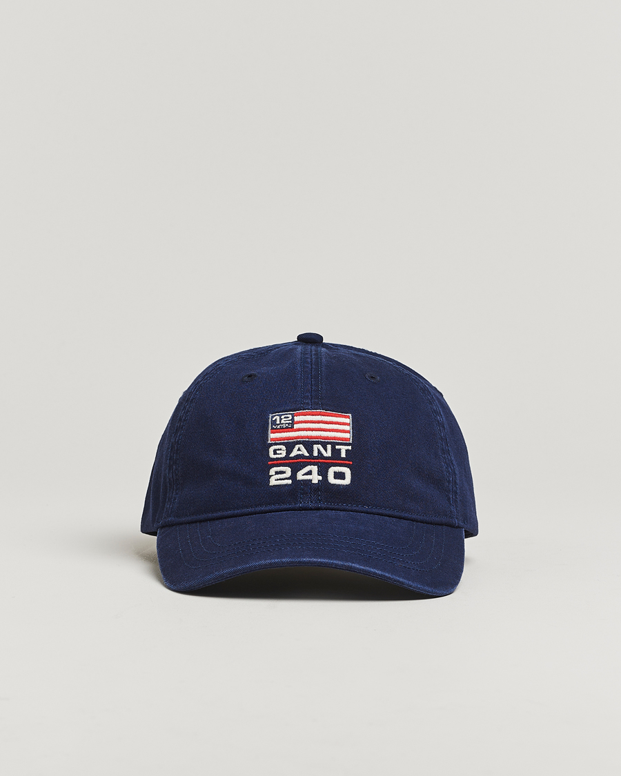 Homme | GANT 240 Mulberry Street 240 Flag Cap Classic Blue | GANT 240 Mulberry Street | 240 Flag Cap Classic Blue