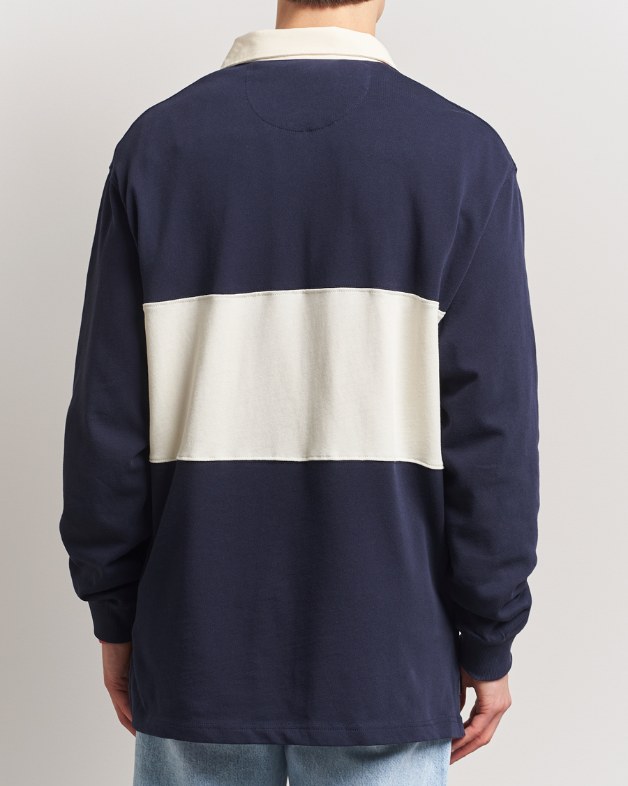 Homme | Pulls Et Tricots | GANT 240 Mulberry Street | Graphic Block Heavy Rugger Evening Blue