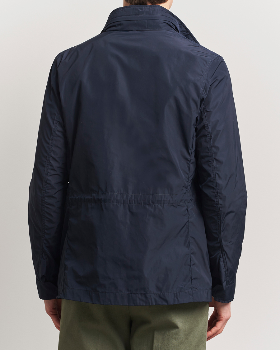 Homme | Manteaux Et Vestes | Incotex | Technical Nylon Field Jacket Navy