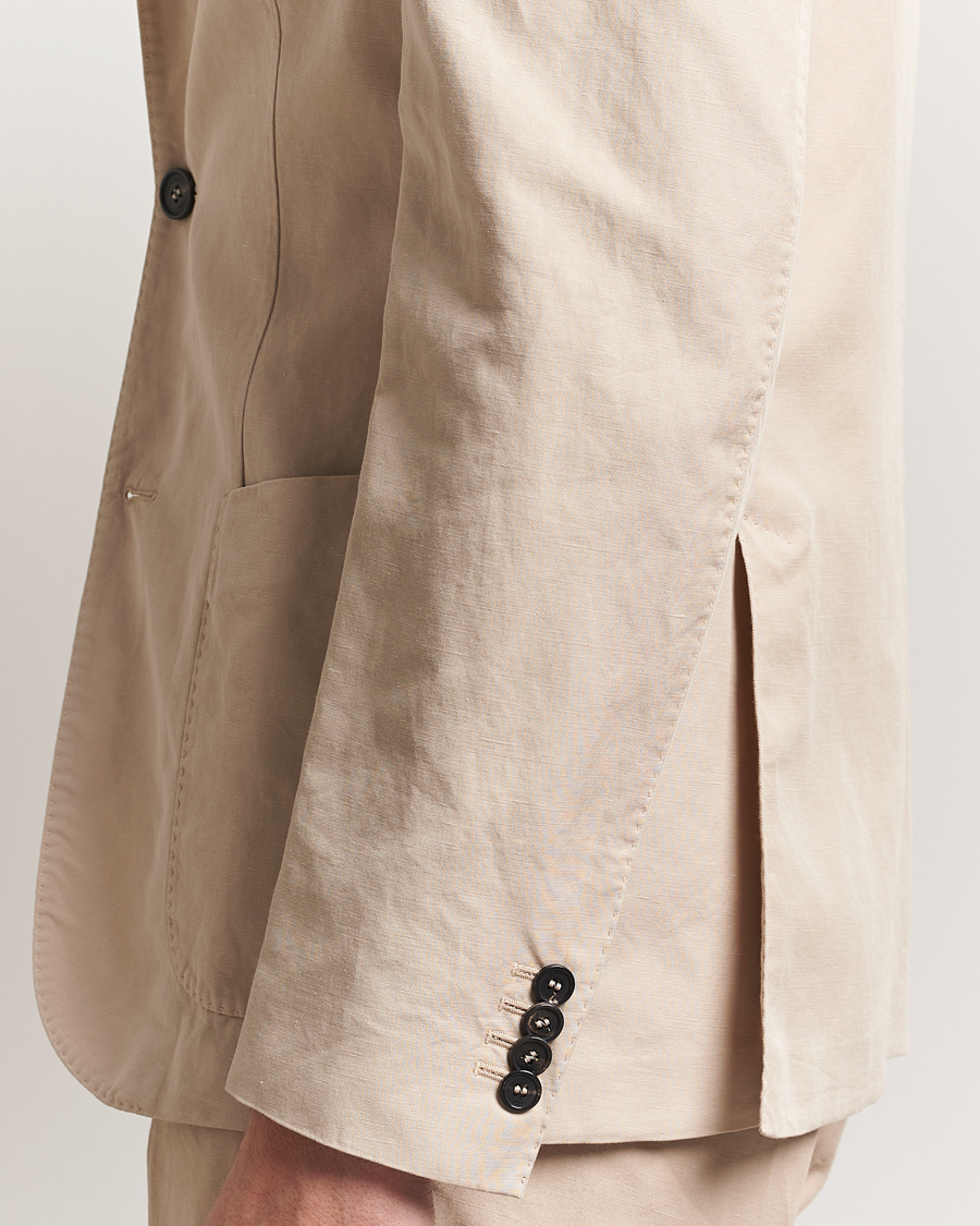 Homme | Blazers | Incotex | Unconstructed Chinolino Blazer Beige