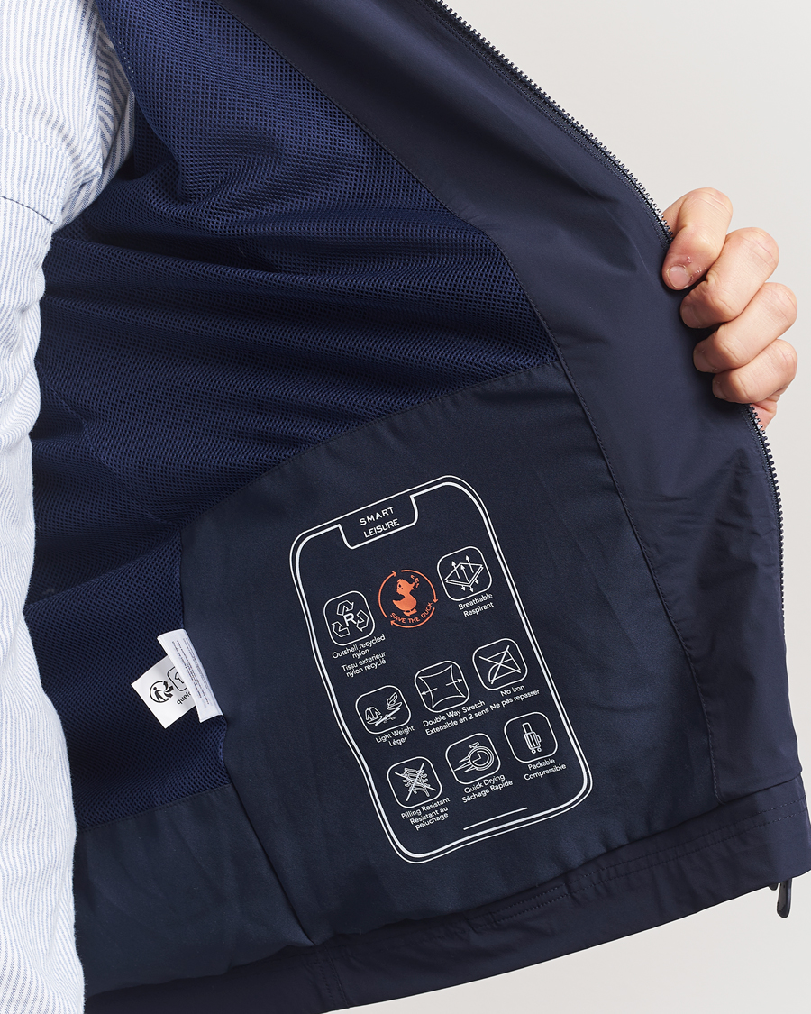 Homme | Manteaux Et Vestes | Save The Duck | Saxon Lightweight Stretch Jacket Navy Blue