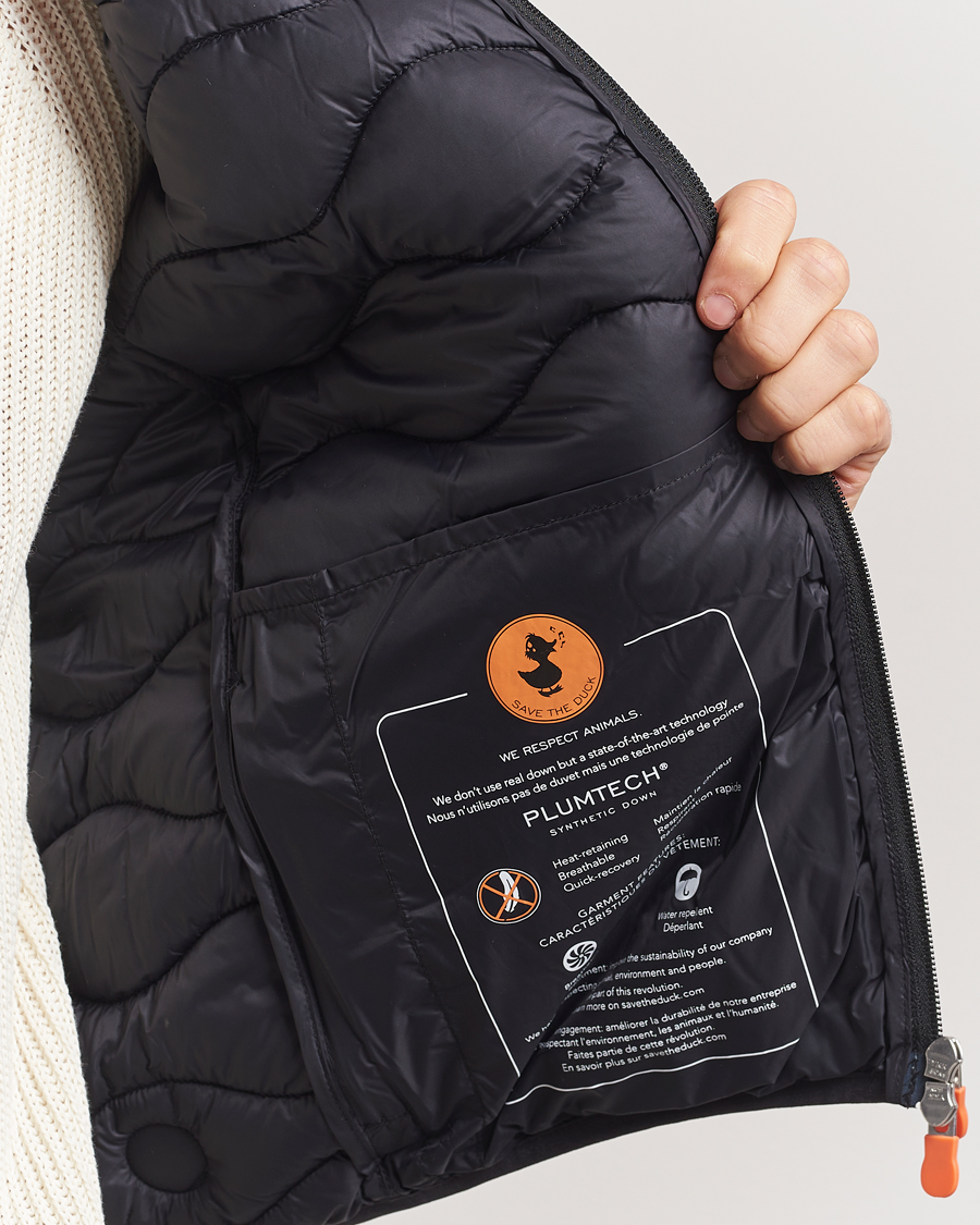 Homme | Manteaux Et Vestes | Save The Duck | Tide Lightweight Padded Vest Black