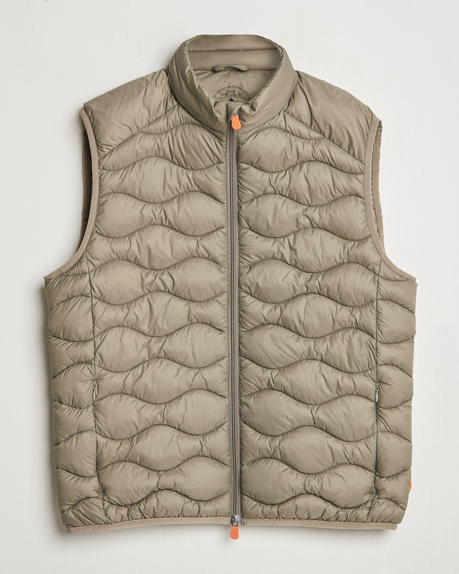 Homme | Manteaux Et Vestes | Save The Duck | Tide Lightweight Padded Vest Elephant Grey