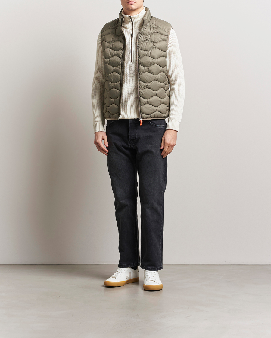 Homme | Manteaux Et Vestes | Save The Duck | Tide Lightweight Padded Vest Elephant Grey