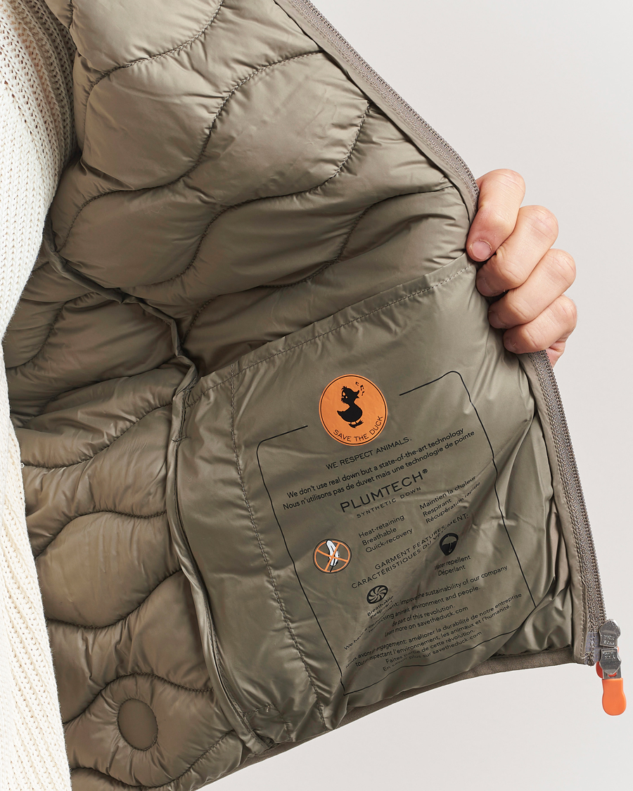 Homme | Manteaux Et Vestes | Save The Duck | Tide Lightweight Padded Vest Elephant Grey