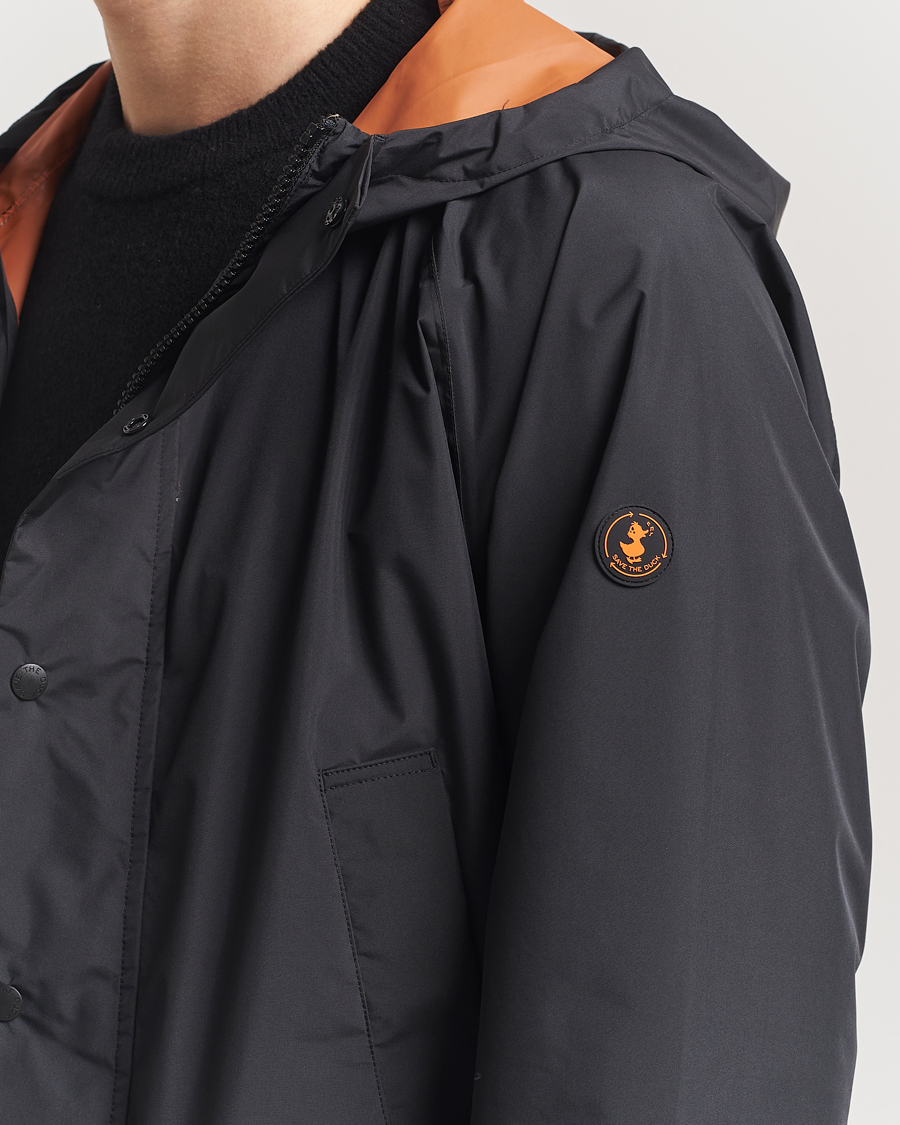 Homme | Manteaux Et Vestes | Save The Duck | Ghibli Wind/Water Resistant Hooded Jacket Black