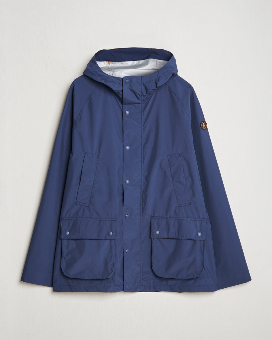 Homme | Manteaux Et Vestes | Save The Duck | Ghibli Wind/Water Resistant Hooded Jacket Navy Blue