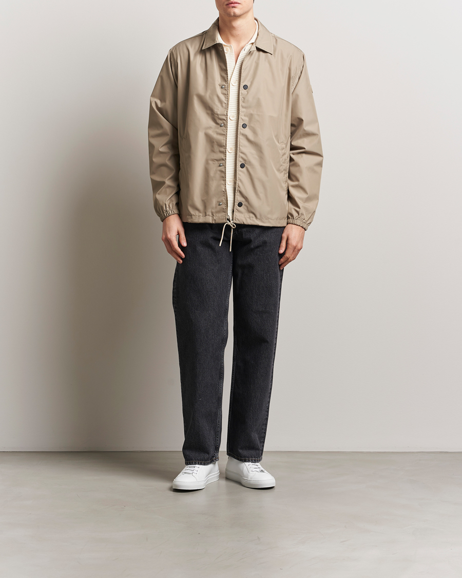 Homme | Manteaux Et Vestes | Save The Duck | Prince Wind/Water Resistant Coach Jacket Stone Beige