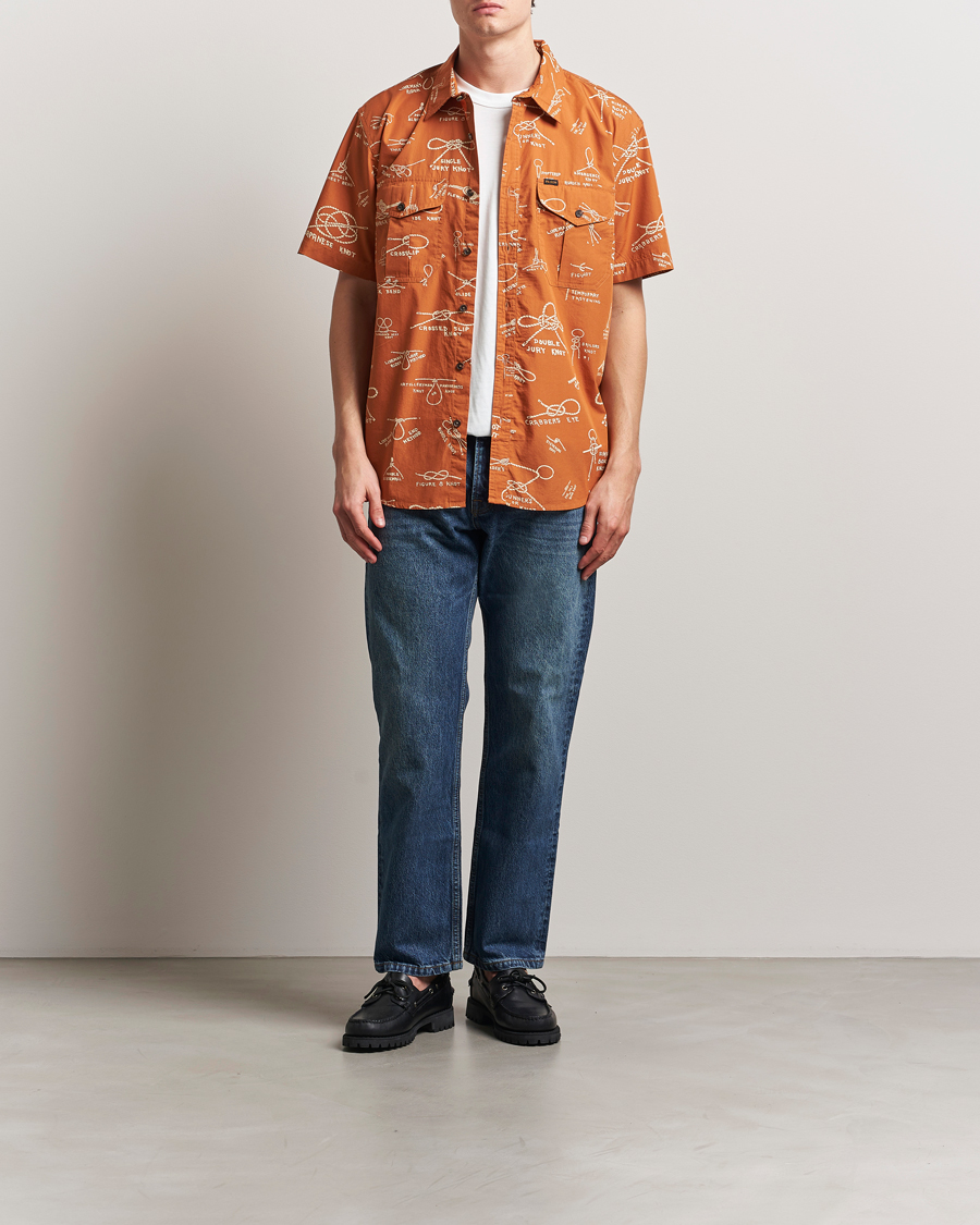 Homme | Chemises | Filson | Washed Short Sleeve Shirt Bourbon