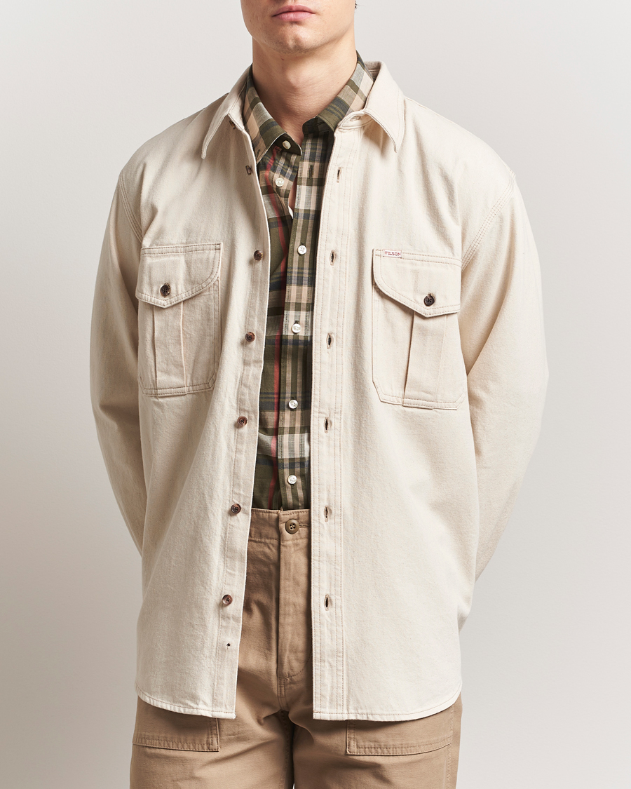 Homme | Chemises | Filson | Denim Guide Shirt Natural Seed