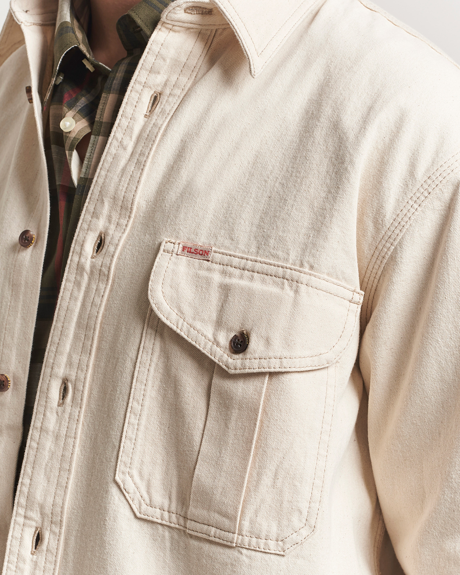 Homme | Chemises | Filson | Denim Guide Shirt Natural Seed