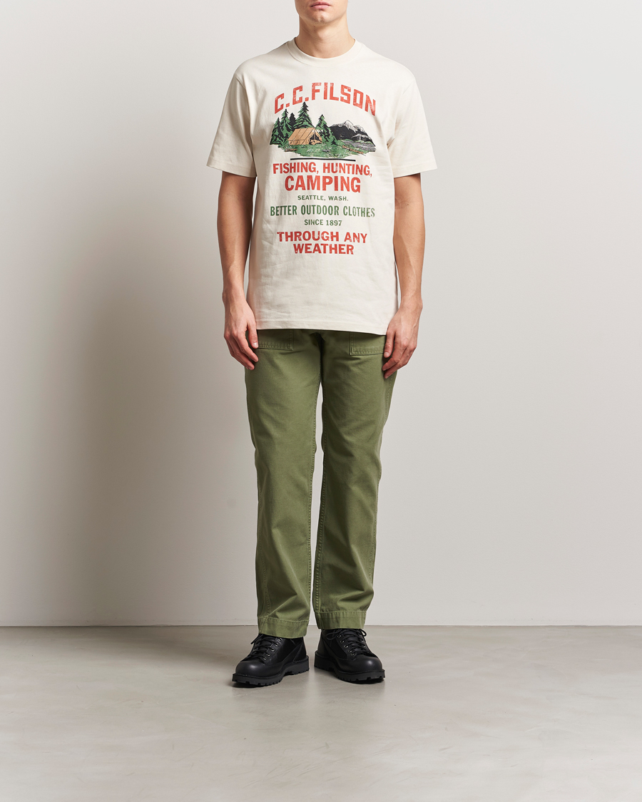 Homme | T-shirts | Filson | Frontier Graphic T-Shirt Birch