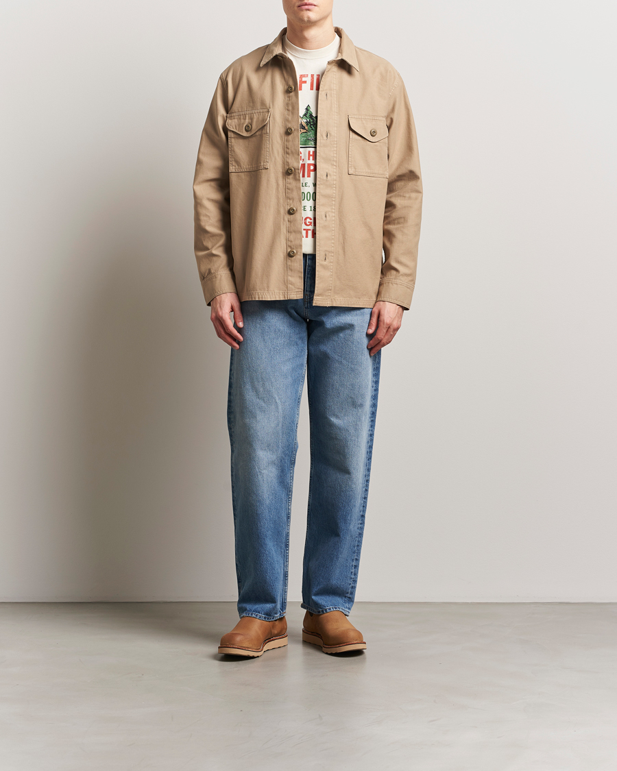 Homme | Chemises | Filson | Reverse Sateen Jac-Shirt Gray Khaki