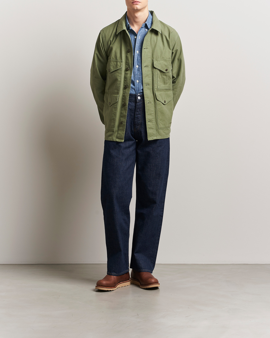 Homme | Manteaux Et Vestes | Filson | Reverse Sateen Field Cruiser Washed Green