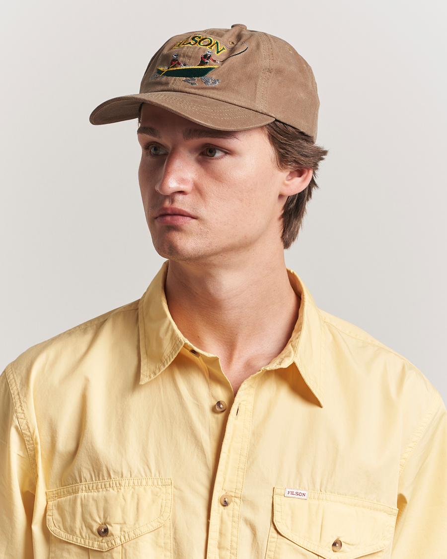 Homme | Filson Low Profile Logger Cap Pecan | Filson | Low Profile Logger Cap Pecan