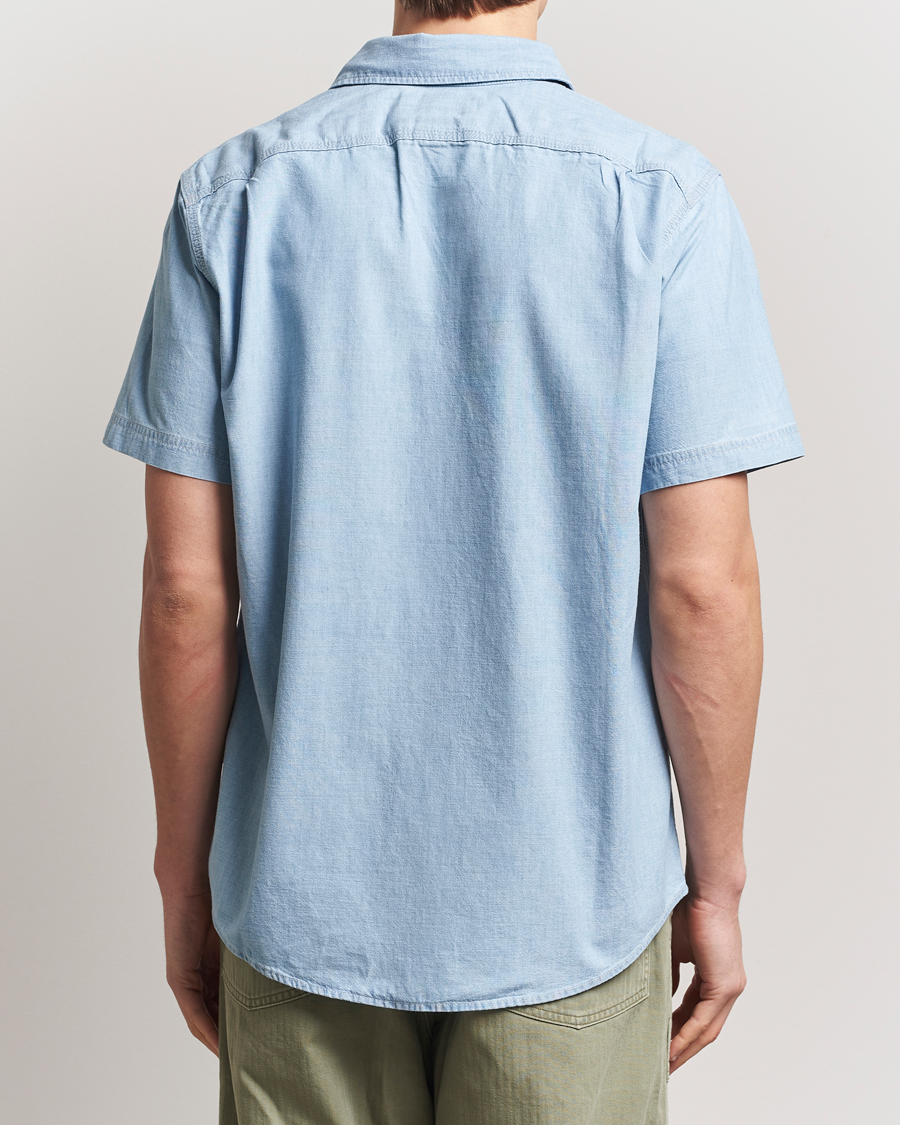 Homme | Chemises | Filson | Short Sleeve Chambray Shirt Light Indigo