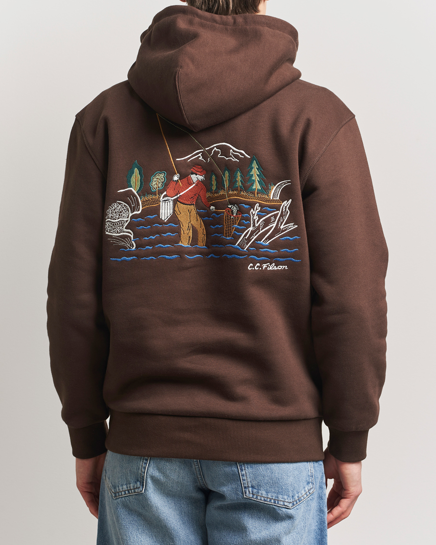 Homme | Pulls Et Tricots | Filson | Prospector Hoodie Dark Brown