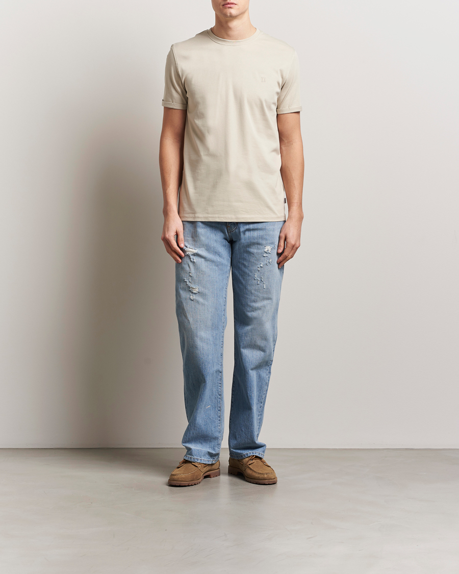 Homme | T-shirts | LES DEUX | Nørregaard Tonal T-Shirt Light Sand