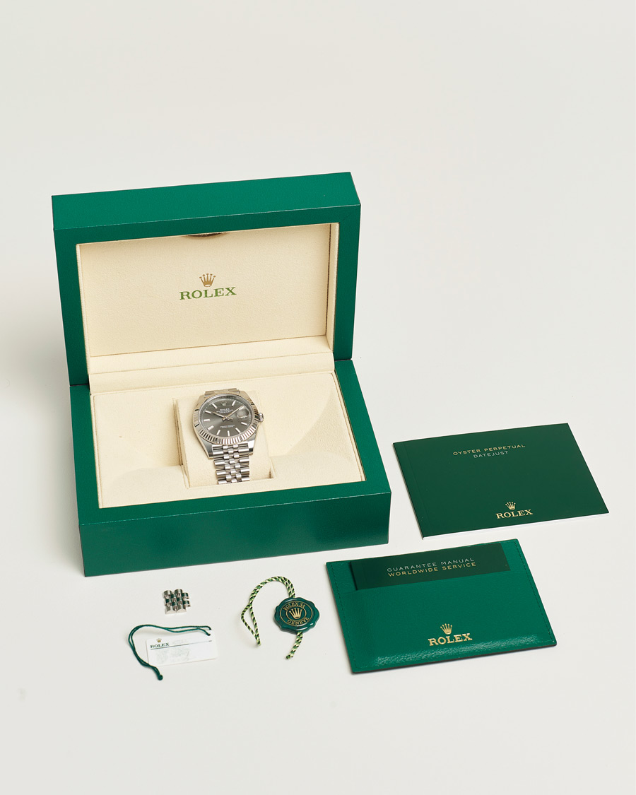 Homme | Rolex Pre-Owned Datejust 41 Rhodium | Rolex Pre-Owned | Datejust 41 Rhodium