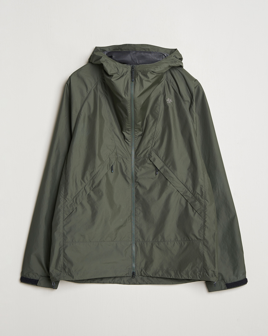 Homme | Manteaux Et Vestes | Goldwin | Rip-Stop Hooded Jacket Dark Olive