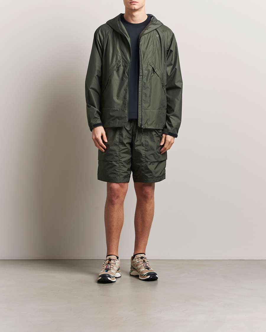 Homme | Manteaux Et Vestes | Goldwin | Rip-Stop Hooded Jacket Dark Olive