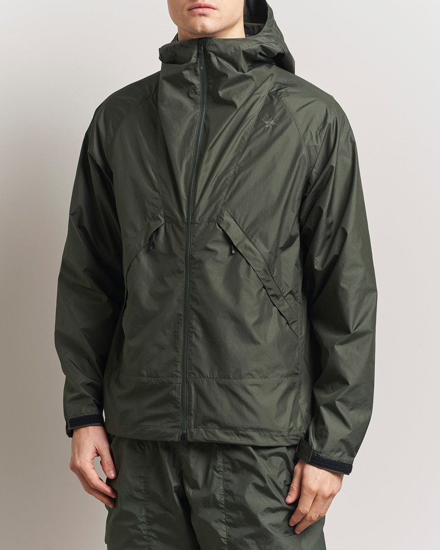 Homme | Manteaux Et Vestes | Goldwin | Rip-Stop Hooded Jacket Dark Olive