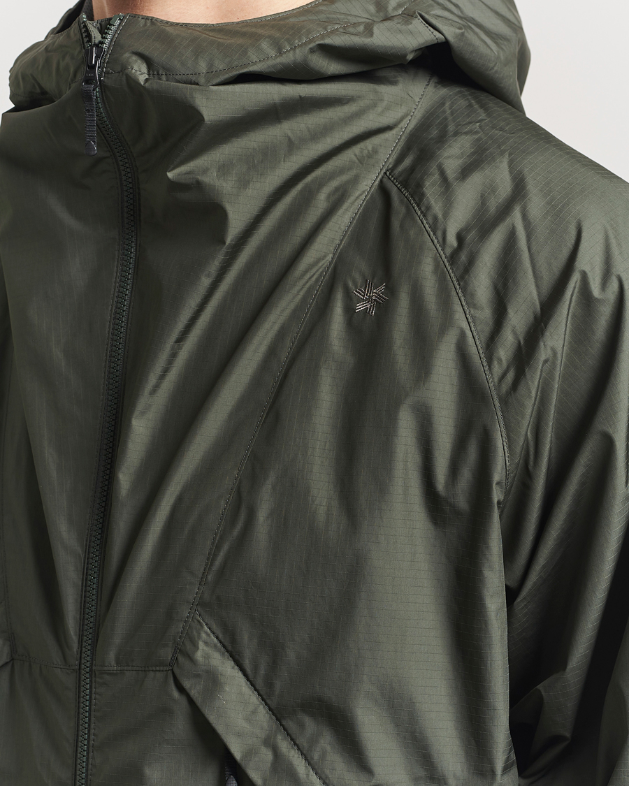 Homme | Manteaux Et Vestes | Goldwin | Rip-Stop Hooded Jacket Dark Olive