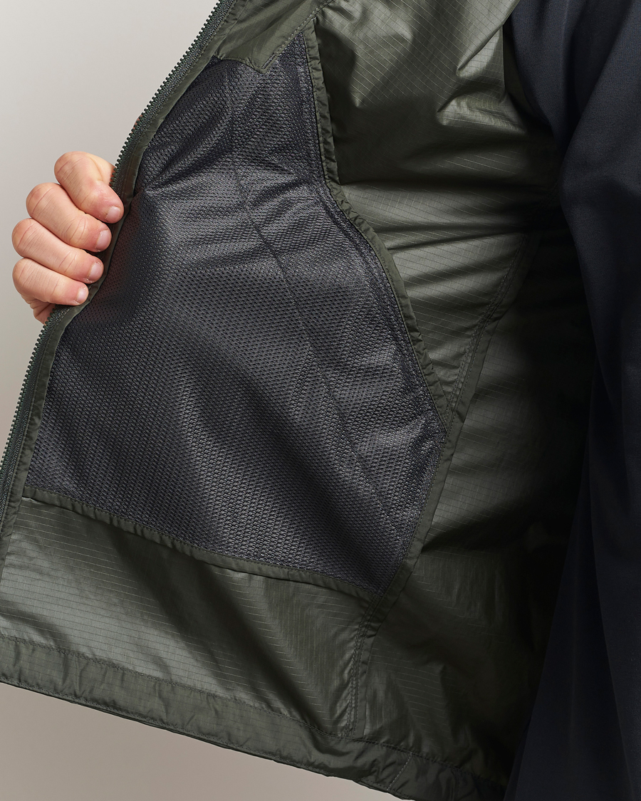 Homme | Manteaux Et Vestes | Goldwin | Rip-Stop Hooded Jacket Dark Olive