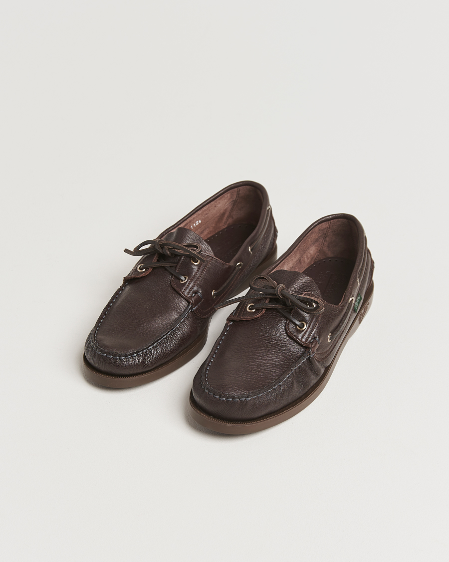 Homme | Chaussures Bateau | Paraboot | Barth Boat Shoe Marron Deerskin