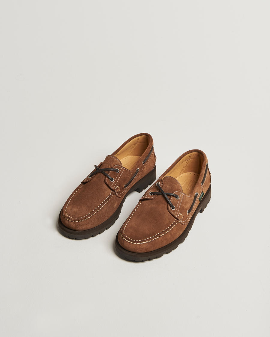 Homme | Chaussures Bateau | Paraboot | Malo Moccasin Cognac Suede