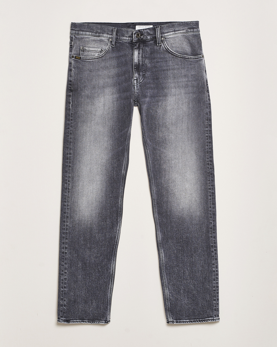 Homme | Jeans | Tiger of Sweden | Pistolero Stretch Cotton Jeans Washed Black