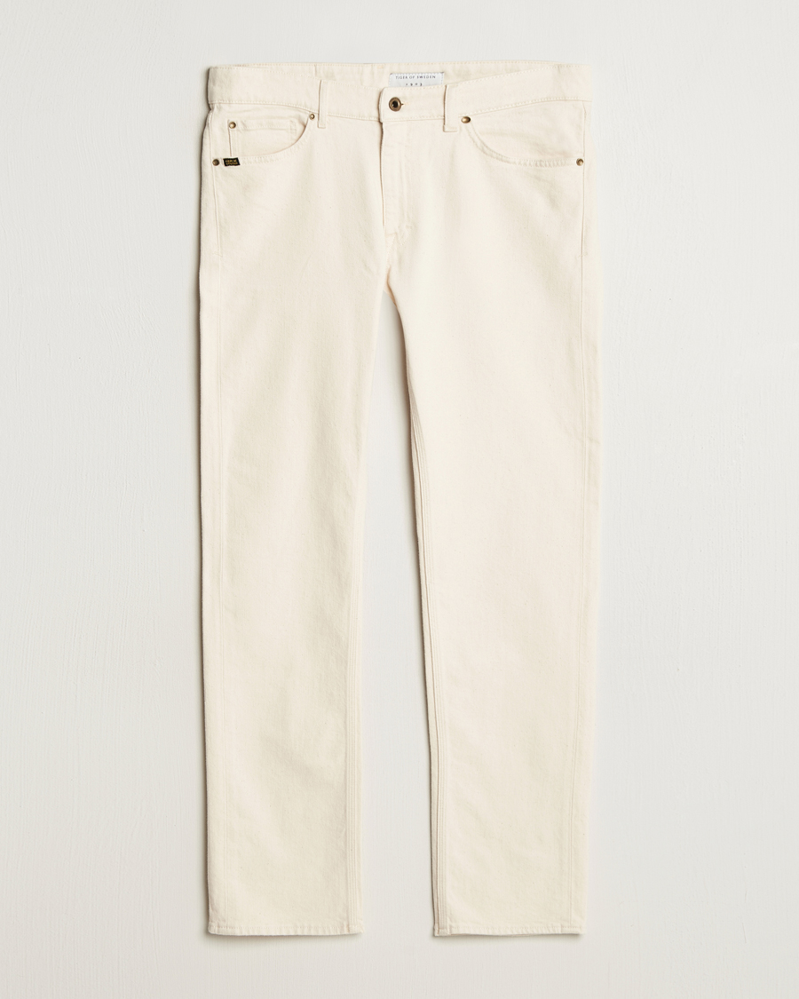 Homme | Pantalons | Tiger of Sweden | Des Jeans Ecru
