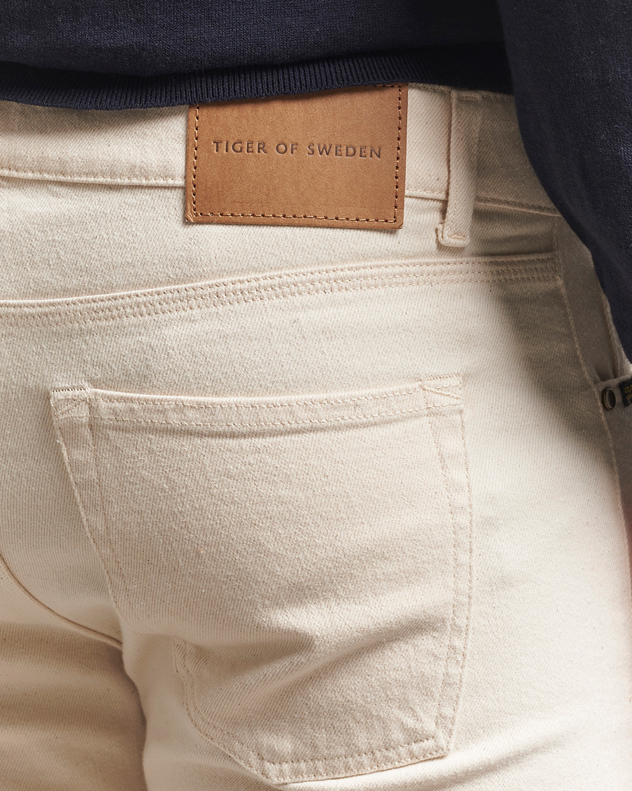 Homme | Pantalons | Tiger of Sweden | Des Jeans Ecru