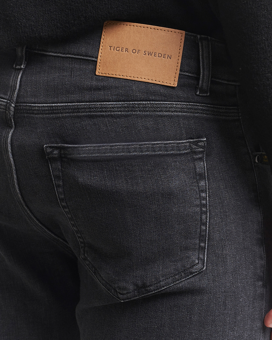 Homme | Jeans | Tiger of Sweden | Evolve Stretch Cotton Jeans Washed Black
