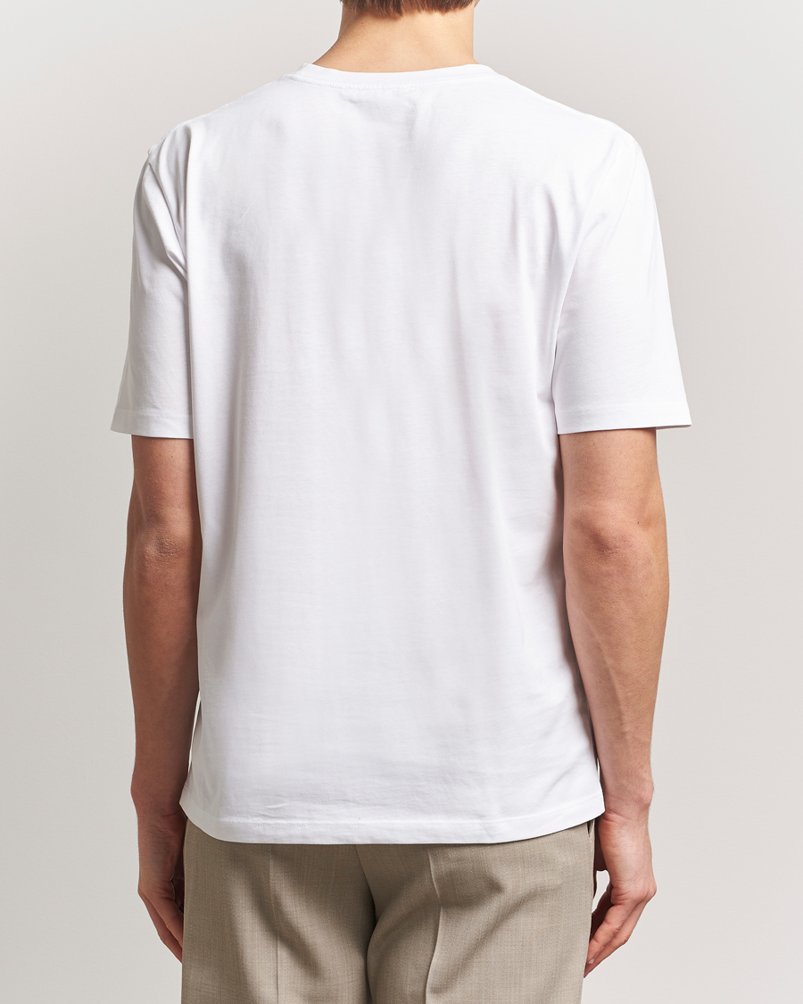 Homme | T-shirts | Tiger of Sweden | Pro Cotton Logo T-Shirt Pure White